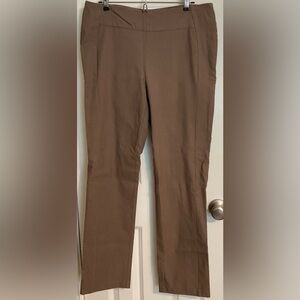 Tribal Women's Tan Straight Leg Pants